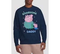 Hasbro Peppa Pig Roarsome Daddy Pig Sweatshirt, Navy | Size: Large Hasbro Navy L