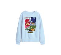 Hasbro Pj Masks Comic Heroes Kids Sweatshirt, Light Blue | Size: 12-13 Years Hasbro Light Blue 12-13 Years