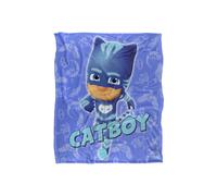 PJ Masks Kids Blanket, 152 x 127 cm Catboy Character Silky Touch Super Soft Throw Blanket, 50" x 60"