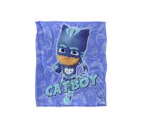 PJ Masks Kids Blanket, 152 x 127 cm Catboy Character Silky Touch Super Soft Throw Blanket, 50" x 60"