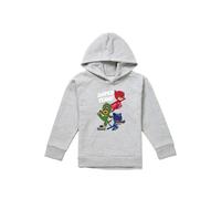Hasbro PJ Masks Super Team Youth Kids Pull-Over Hoodie, Athletic Heather in Grey | Size: 7-8 Years Hasbro Grey 7-8 Years