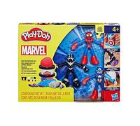 Play-Doh Marvel Hero Adventure Playset with 3 Action Figures and Accessories, 4+