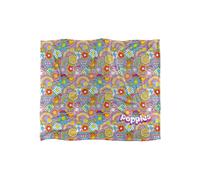 LOGOVISION Popples Blanket, 152 x 127 cm Pop Pattern Silky Touch Super Soft Throw Blanket