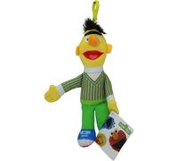 Hasbro Sesame Street Elmo Super Soft Gift Quality Plush Toy - (Bert 15cm Bagclip)