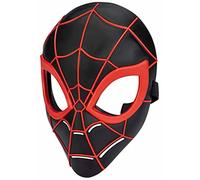 Spider-Man Marvel Across The Spider-Verse Miles Morales Mask for Kids Roleplay and Costume Dress Up Toys for Ages 5 and Up