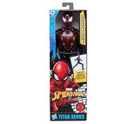 Marvel Spider-Man Titan Series Miles Morales Action Figure, 30-cm-scale (12 Inch) Super Hero Toys for Children Ages 4+, Black