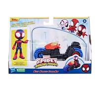 Spiderman Spidey Miles Morales with Motorcycle