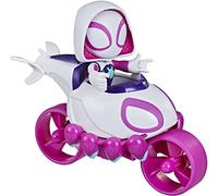 Hasbro Spidey and His Fantastic Friends - Ghost-Spider and Copter-Cycle, Action Figure and Vehicle, for Ages 3+