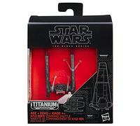 Hasbro Star Wars Black Titanium Kylo Ren's Command Shuttle 2-Inch Diecast Vehicle [Black]