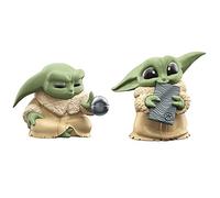 Hasbro Star Wars F5939 Bounty Collection Series 5, Grogu Figures 2 Pack, Practice, Toy for Kids Ages 4+, 5.5 cm, Force Focus & Beskar Bite