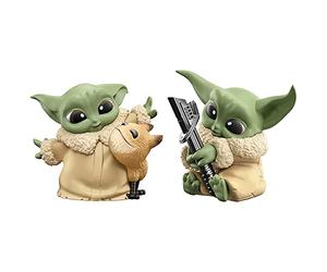 Hasbro Star Wars F5940 Star Wars The Bounty Collection Series 5, Figures 2-Pack, Featuring Loth Cat, Grogu Discovers Darksaber, for Ages 4+, 5.5 cm, Multicoloured
