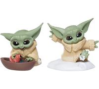 Star Wars Hasbro The Bounty Collection Series 4 Grogu Figures Tadpole Friend, Snowy Walk Posed Toy 2-Pack, Children Aged 4 and Up