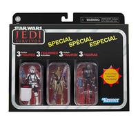 HASBRO STAR WARS VINTAGE COLLECTION 3.75" JEDI SURVIVOR RIOT MAGNA KX 3-PACK