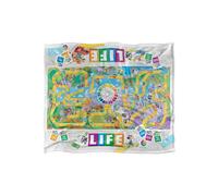 Hasbro The Game Of Life Board Silky Touch Super Soft Throw Blanket 152X127Cm In White White