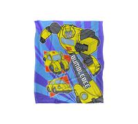 Transformers Blanket, 152 x 127 cm Bumblebee Transform Silky Touch Super Soft Throw Blanket