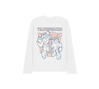 Hasbro Transformers Collegiate Bumblebee & Optimus Long Tee, White | Size: Small Hasbro White S