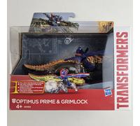 Hasbro Transformers Dino Sparkers Optimus Prime & Grimlock Figures