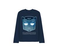Hasbro Transformers Generations Autobot Steel Icon Logo Long Sleeve Tee, Navy Navy M