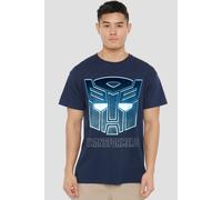 Hasbro Transformers Generations Autobot Steel Icon Logo T-Shirt, Navy Navy XL