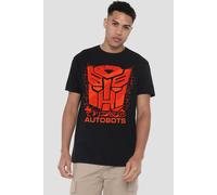 Hasbro Transformers Generations Autobot Tech Icon Logo T-Shirt, Black | Size: Medium Hasbro Black M