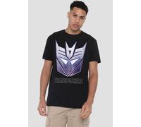 Hasbro Transformers Generations Decepticon Steel Icon Logo T-Shirt, Black | Size: 3XL Hasbro Black 3XL