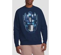 Hasbro Transformers Generations Optimus Large Face Sweatshirt, Navy Navy M