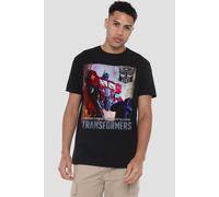 Hasbro Transformers Generations Optimus Prime Comic Cover T-Shirt, Black | Size: 3XL Hasbro Black 3XL