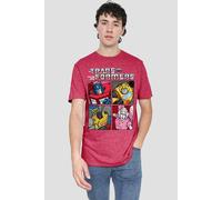 Hasbro Transformers Generations Retro Heroic Autobot Grid Tee, Red | Size: 3XL Hasbro Red 3XL