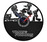 Hasbro Transformers Metal Cut Out Wall Clock - 30Cm In Black Black One Size