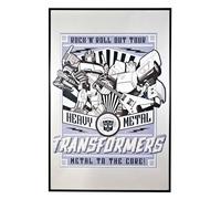 Hasbro Transformers Optimus Prime Mirror Wall Art - 60 X 40Cm In Silver Silver One Size