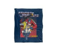 Hasbro Transformers Optimus Silky Touch Super Soft Throw Blanket 152x127cm in White | Size: 152x127 cm Hasbro White 152x127 cm