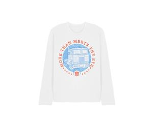 Hasbro Transformers Optimus Truck More Than Meets The Eye Long Tee, White White XXL