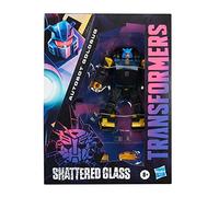 Hasbro Transformers Shattered Glass Deluxe Class Autobot Goldbug 4.0 inch Exclusive, Black