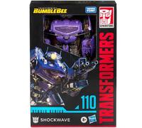 Transformers Toys Studio Series Voyager Bumblebee 110 Shockwave, 6.5-inch Converting Action Figure, 8+