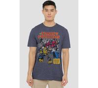 Hasbro Transformers World Roll Out T-Shirt, Navy | Size: XL Hasbro Navy XL