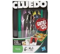 Hasbro Gaming Cluedo Grab and Go Game, Portable Game for 3-6 Players, Travel Game for Kids - English Version