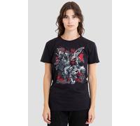 Hasbro Women's Autobots Roll Out & Protect T-Shirt, Black | Size: XL Hasbro Black XL