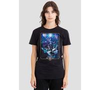 Hasbro Women's Dungeons & Dragons - 2024 Cleric Key Art T-Shirt in Black | Size: Medium Hasbro Black M