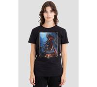 Hasbro Women's Dungeons & Dragons - 2024 Monk Key Art T-Shirt in Black | Size: 2XL Hasbro Black 2XL