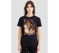 Hasbro Women's Dungeons & Dragons - 2024 Paladin Key Art T-Shirt in Black | Size: XL Hasbro Black XL