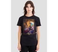 Hasbro Women's Dungeons & Dragons - 2024 Players Handbook Cover T-Shirt in Black | Size: Large Hasbro Black L