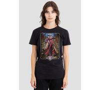 Hasbro Women's Dungeons & Dragons - 2024 Sorcerer Key Art T-Shirt in Black | Size: Large Hasbro Black L