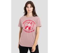 Hasbro Women's Monopoly Take A Chance On Me s Classic T-Shirt, Powder Rose | Size: Medium Hasbro Rose M