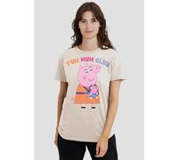 Peppa Pig - Mummy Pig Fun Mum Club T-Shirt, Natural Hasbro Beige S