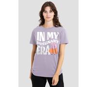 Hasbro Women's Peppa Pig Mummy Pig Pregnant Era T-Shirt, Soft Lavender | Size: 2XL Hasbro Lavender 2XL