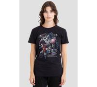 Hasbro Women's Transformers Decepticons Peace Through Tyranny Attack T, Black | Size: 2XL Hasbro Black 2XL