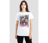 Hasbro Women's Transformers Generations Street Style Decepticon Soundwave T, White | Size: Small Hasbro White S