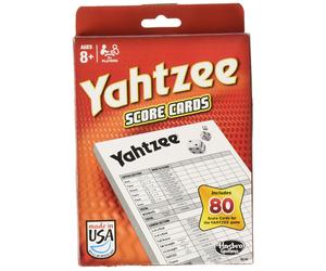 Hasbro Yahtzee Score Pad