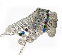 Hasdnker Necklace Pendant Chain Men Women Jewellery Afghan Vintage Tassel Choker Necklaces For Women Boho Tribal Gypsy Statement Necklaces Indian Festival Party Jewelry