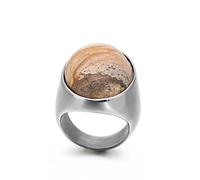 Hasdnker Rings Ring Jewellery Women Men Bohemia Oval Multiple Color Marble Stone Wedding Charm Rings For Women Gold Color Party Jewelry 6 Kr51631-Gc